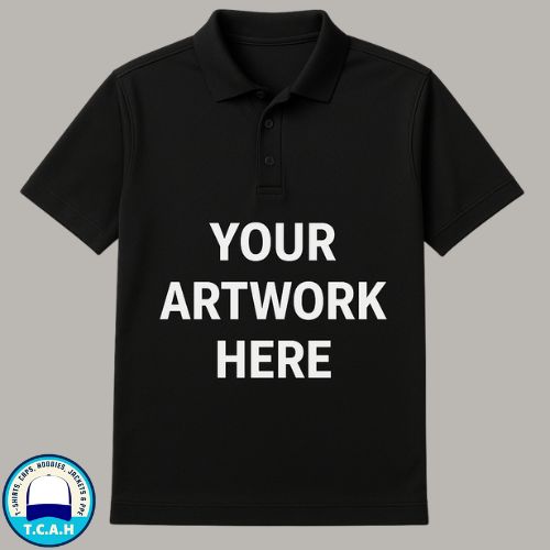 Golf t-shirt with full front print