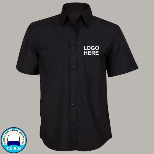 Short sleeve corporate shirt with logo